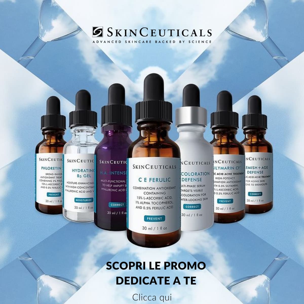 Banner promozionale skinceuticals